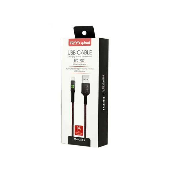 کابل تبدیل USB به لایتنینگ آیفون تسکو مدل TCI 901